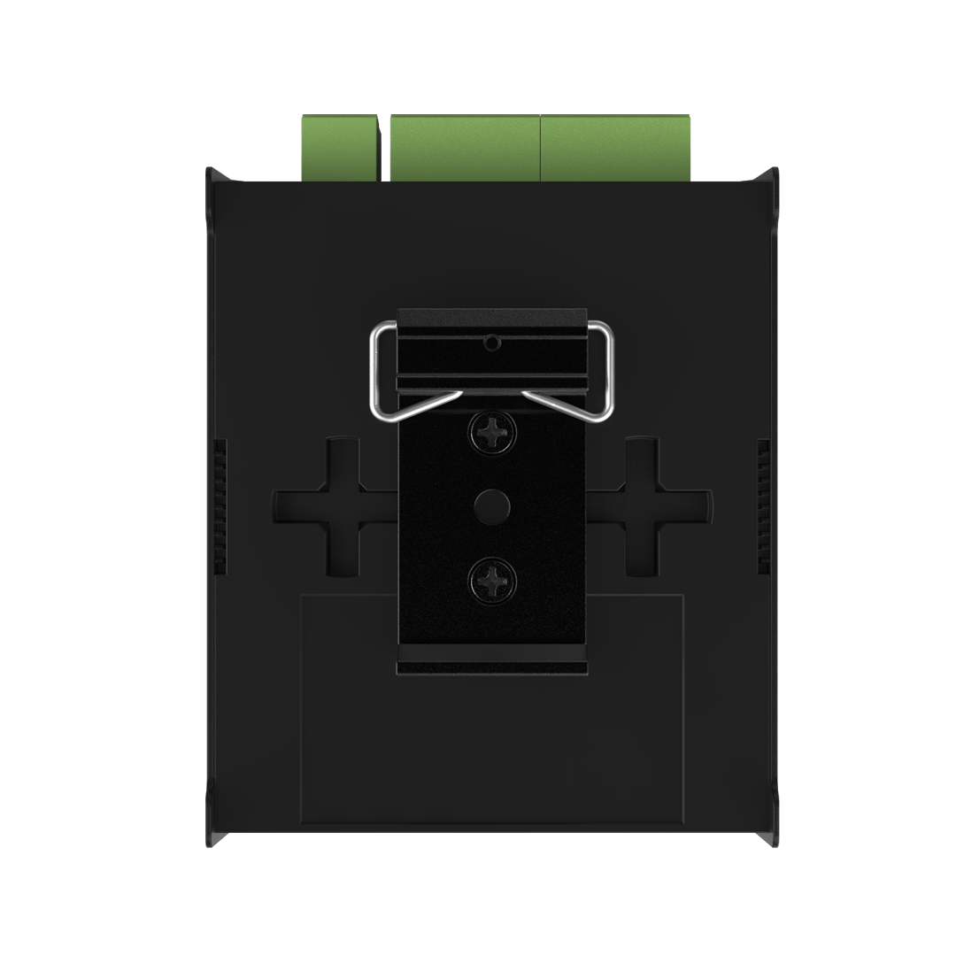 ENTTEC OCTO LITE 底部的 DIN 导轨安装卡扣